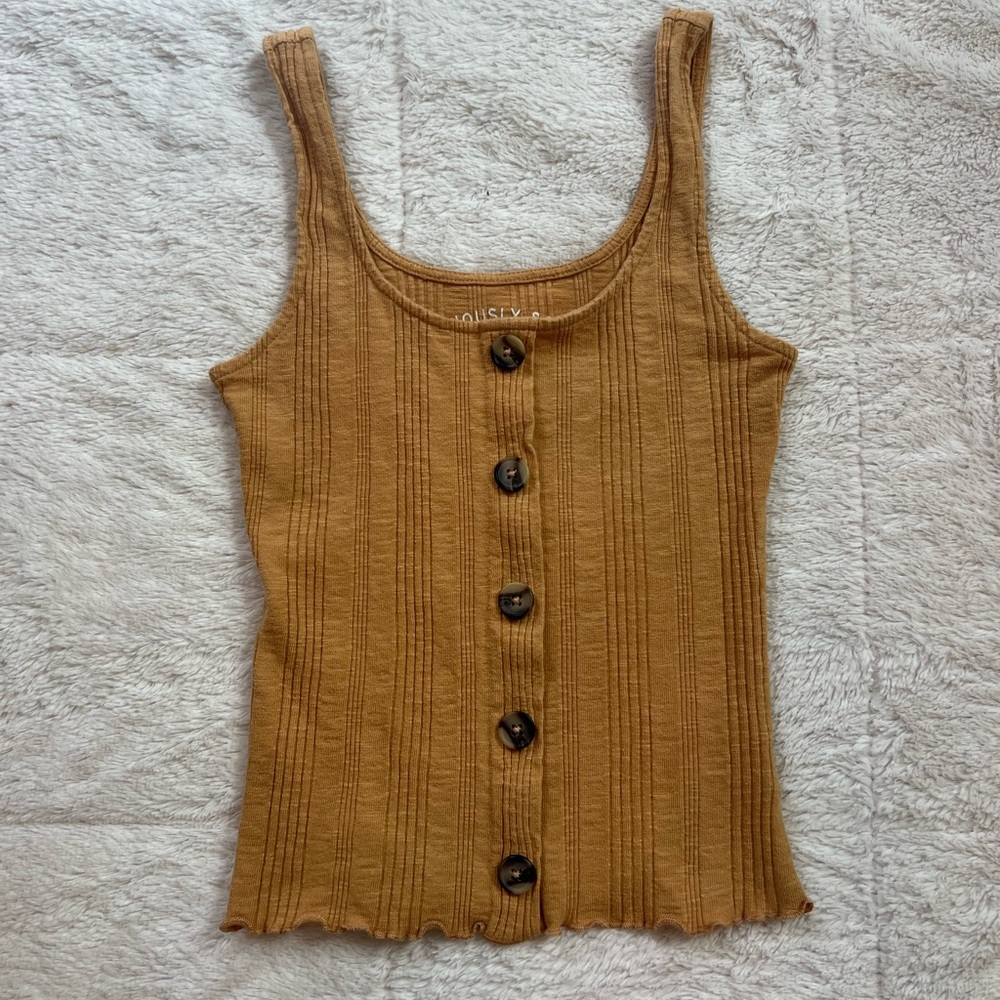 gold tank top